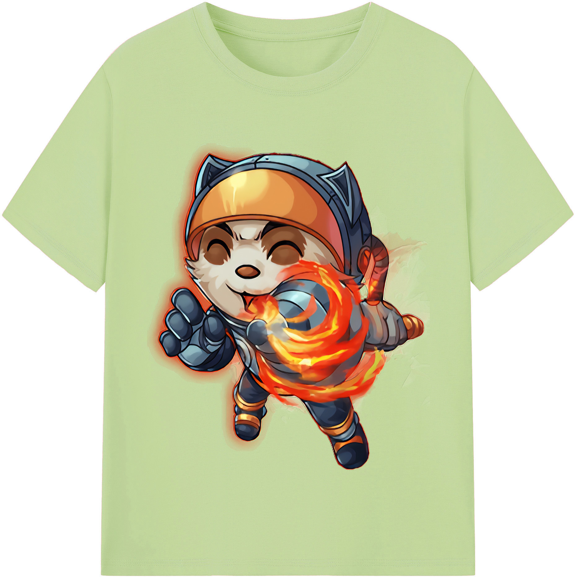 リーグ・オブ・レジェンド League of Legends LOL 綿100％半袖Tシャツ（フロントプリント）